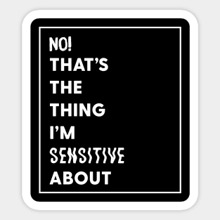 John Mulaney Sensitive Sticker